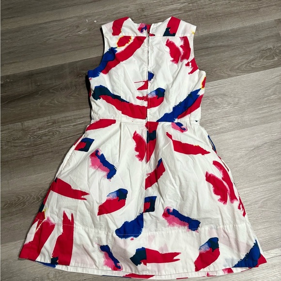 GAP Red and Blue Brushstroke Mini Dress - Picture 6 of 6